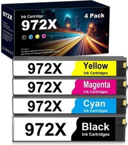 C-KAP-972X-4P Ink Cartridges Black Cyan Yellow Magenta 972X Ink Cartridges Repla gallery image 1