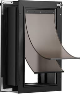 TDD001 Doors & Flaps Black Dog Door Wall Large Doggy Door All Aluminum Doggie Do gallery image 1