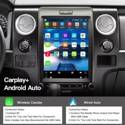 Car Audio In-Dash Units 12.1 Carplay Screen Ford F150 Raptor Wi-Fi Bluetooth Kit gallery image 2