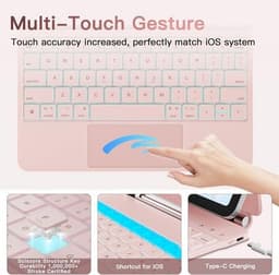 for iPad Air 11“(M4/M3/M2);for iPad Pro 11in(1/2/3/4th);for Air 4/5th 10.9in Cas gallery image 3