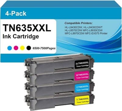 TN635XXL Super High Yield Toner Cartridge Compatible for HL-L8430CDW, HL-L8430CD