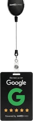 ID & Document Holders Zappycards Wearable NFC Review Card — Retractable Badge Re gallery image 1