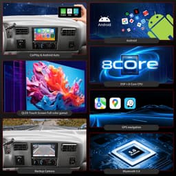 for Ford F150 Radio Upgrade 1997-2003，F250 F350 1998-2008, 4G Network 8core CPU gallery image 2