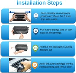 218A Toner Cartridges 4 Pack with Chip Replacement for HP 218A W2180A 218X W2180 gallery image 3