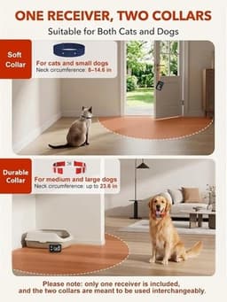MIMOFPET Wireless Pet Barrier Outdoor Indoor Barrier for Cats Dogs gallery image 1
