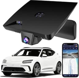 4K Dash Cam for Genesis GV60 2023-2025 OEM Style Hidden WiFi G-Sensor gallery image 1