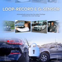 4K Front & 1080P Rear Dash Cam for Toyota Sienna 2021-2025 gallery image 2