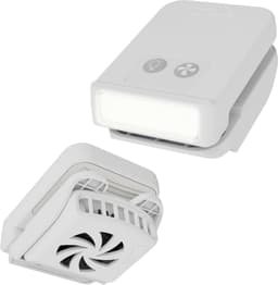Tigeraire Breezy Pro Hard Hat Clip On Fan 400 Lumen Light USB C IP56 gallery image 1