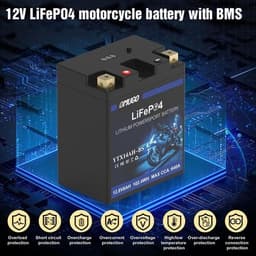 YTX14AH-BS Batteries YTX14AH BS Lithium Motorcycle Battery 12V 8Ah 640CCA LiFePO gallery image 2