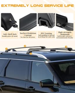 Snailfly Roof Rack Cross Bars for Hyundai Palisade 2026+ 260lb Lockable gallery image 5