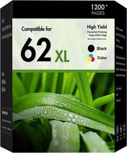 62 62XL Ink Cartridges Black and Color Ink Cartridges 62 62XL Ink Cartridges Bla gallery image 1