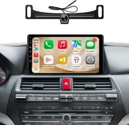 Android 13 Car Stereo Wireless CarPlay Android Auto Honda Accord 2008-2013 QLED gallery image 1