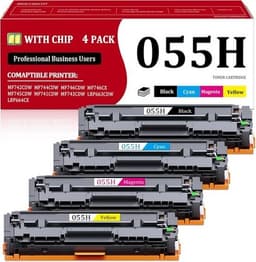 055H Toner Cartridge Set Replacement for Canon 055 055H High Capacity Toner Kit gallery image 1
