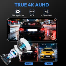 4K Dash Cam OEM Look for 2025 Porsche 911 UHD 2160P WiFi G Sensor gallery image 3