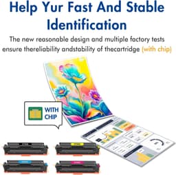 202X Toner Cartridges Set 4-Pack | Compatible for 202X for Color LaserJet Pro MF gallery image 5