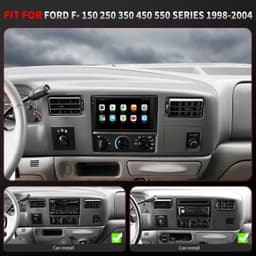 for Ford F150 Radio Upgrade 1997-2003，F250 F350 1998-2008, 4G Network 8core CPU gallery image 3