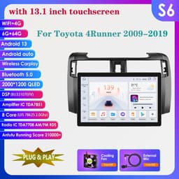 Android 13 Car Stereo Wireless CarPlay Android Auto Toyota RAV4 2013-2018: 4GB+6 gallery image 8