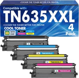 TN635XXL Toner Cartridge Set TN-635XXL Compatible Replacement for Brother TN635X gallery image 1