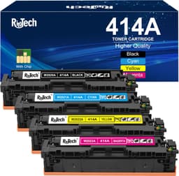 414A Toner Cartridge,Latest Chip Compatible for HP 414A 414X W2020A for Color La gallery image 1