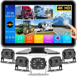Rear View Monitors/Cams & Kits Blind Spot Detection 5 Channel 1080P Dash Cam Wir gallery image 1