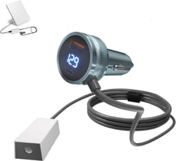 LED Car Charger Step-Up Converter for Starlink Mini DC Adapter USB-A USB-C gallery image 1