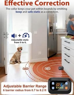 MIMOFPET Wireless Pet Barrier Outdoor Indoor Barrier for Cats Dogs gallery image 4