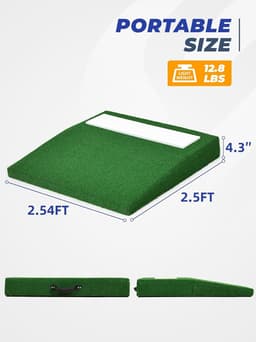 Portable Pitching Mound for Baseball Softball Training Non-Slip Rubber Plate gallery image 6