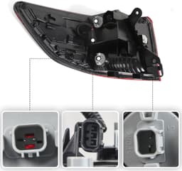 LED Tail Light for Acura MDX 2014-2020 Passenger Right OE Style Plug Play gallery image 4