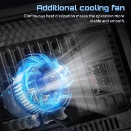 9″ Android Car Stereo Toyota Tacoma 2005–2015 Wireless CarPlay Cooling Fan gallery image 5