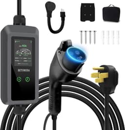‎40A EV CHARGER Charging Stations Portable Level 1&2 EV Charger 40 A 25FT 110V 2 gallery image 1