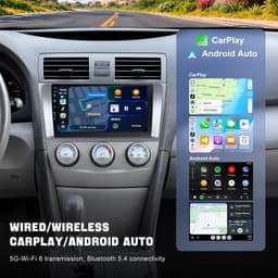Android 13 Car Stereo Wireless CarPlay Android Auto Upgrade Toyota Camry GPS Kit gallery image 2