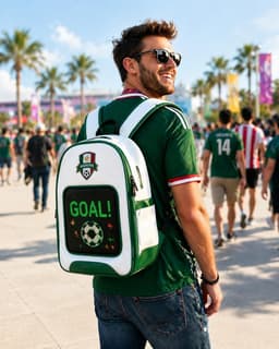 Laptop Cases & Bags Led Backpack 64x64 Pixel Screen APP Control Smart Backpack gallery image 8