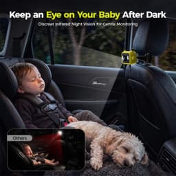 Video In-Dash Units w/GPS 1080P Baby Car Camera & Wireless CarPlay Adapter IR Ni gallery image 4