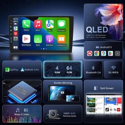 Video In-Dash Units w/GPS 2009 9 Upgrade Car Radio(4Ram 64Rom) Stereo Android 13 gallery image 3