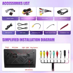 Video In-Dash Units w/GPS 2007 10.2 inch Car Radio Replacement Jeep Wrangler JK gallery image 4