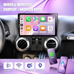 Video In-Dash Units w/GPS 2007 10.2 inch Car Radio Replacement Jeep Wrangler JK gallery image 5