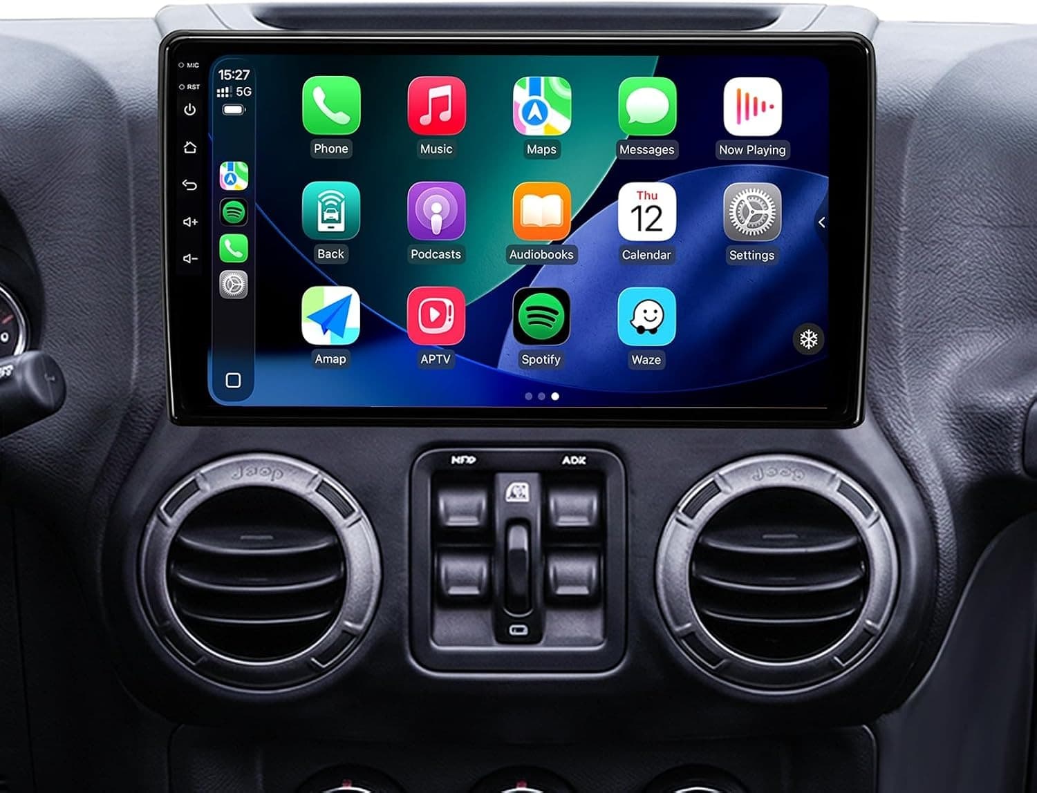 Video In-Dash Units w/GPS 2007 64GB Car Radio Stereo Upgrade 2018 Jeep Wrangler