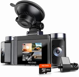 Other Car Video RexingUSA C4 4 Channel Dash Cam 64GB microSD Card Included 1080p gallery image 1