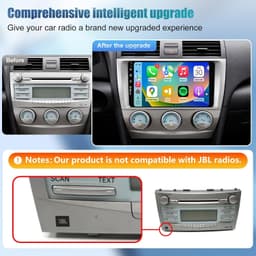Android 13 Car Stereo Wireless CarPlay Android Auto Toyota Camry 2006-2011 Ready gallery image 6