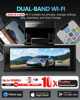 Other Car Video 4K+4K Dash Cam Front and Rear Satrlight Night Vision ADAS 5.8GHz gallery image 4