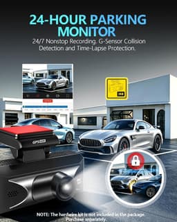 Other Car Video 4K+4K Dash Cam Front and Rear Satrlight Night Vision ADAS 5.8GHz gallery image 5