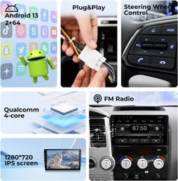 Android 13 Car Stereo Wireless CarPlay Android Auto Toyota Tundra 2007-2013 GPS gallery image 7