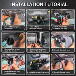 Other Car Video 2024 OEM Style Dash Cam Jeep Wrangler 2024 2025 Model B 4K 64GB gallery image 7