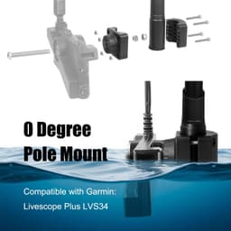 Fishfinders Live Sonar Scope Transducer Pole Mount Ice Tripod and Glow Handle gallery image 5