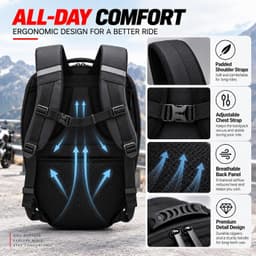 Laptop Cases & Bags Carbon Fibre | View order LED Motorcycle Backpack Men Hard gallery image 5