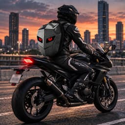 Laptop Cases & Bags Carbon Fibre | View order LED Motorcycle Backpack Men Hard gallery image 7