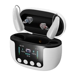 Hearing Aids White TE102 Digital Smart Control RIC Hearing Aid Seniors Kit Ready gallery image 1
