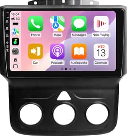 Android 13 Car Stereo Wireless CarPlay Android Auto Dodge Cam 2013-2018 GPS Kit gallery image 1
