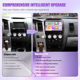 Android 13 Car Stereo Wireless CarPlay Android Auto Toyota Tundra 2007-2013 Toyo gallery image 5