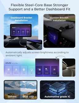 Android 13 Car Stereo Wireless CarPlay Android Auto Car 9 GPS Kit Set Bundle OEM gallery image 7